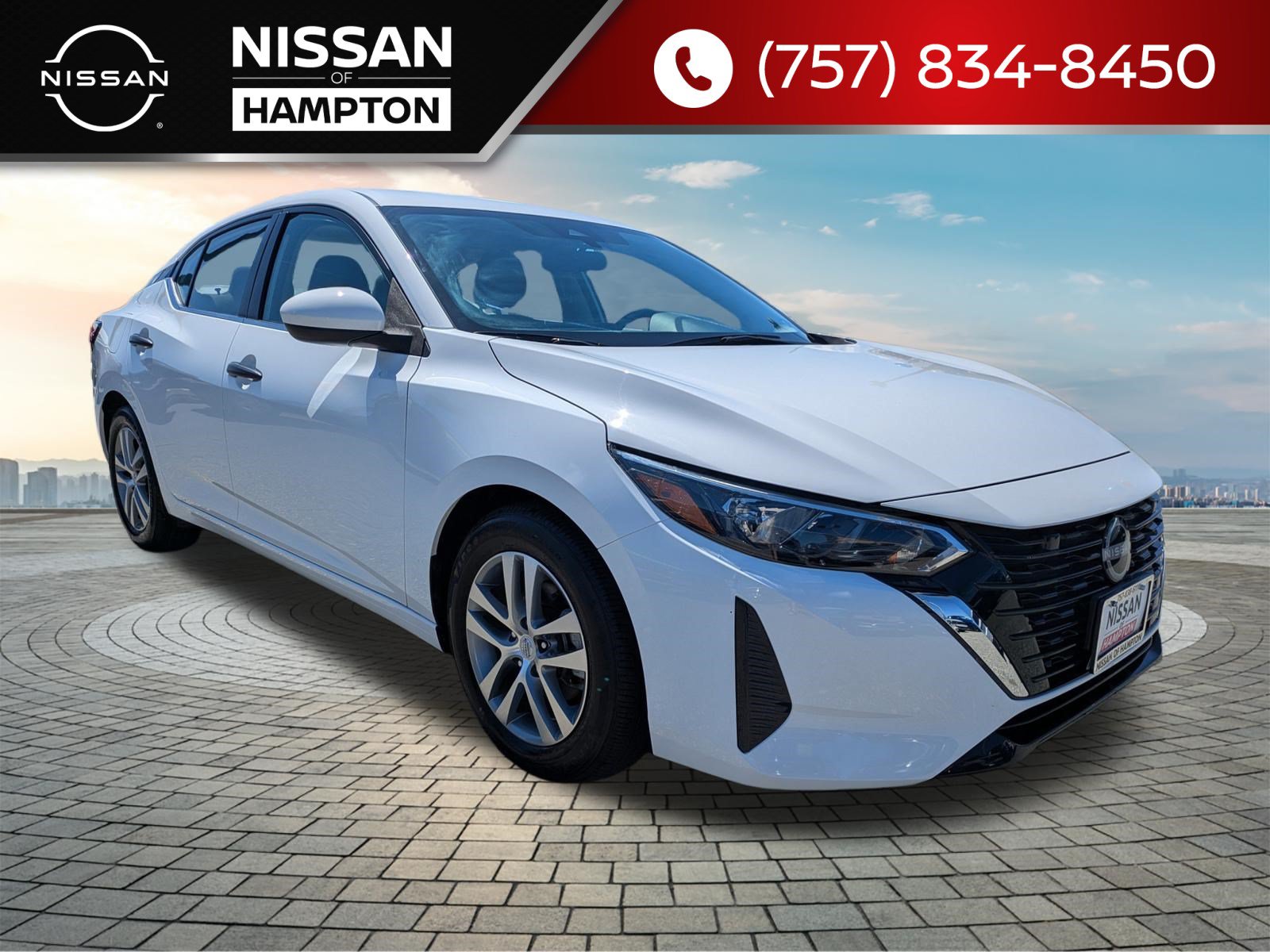 White (Fresh Powder) 2025 Nissan Sentra Sedan Front-Wheel Drive Continuously Variable Transmission