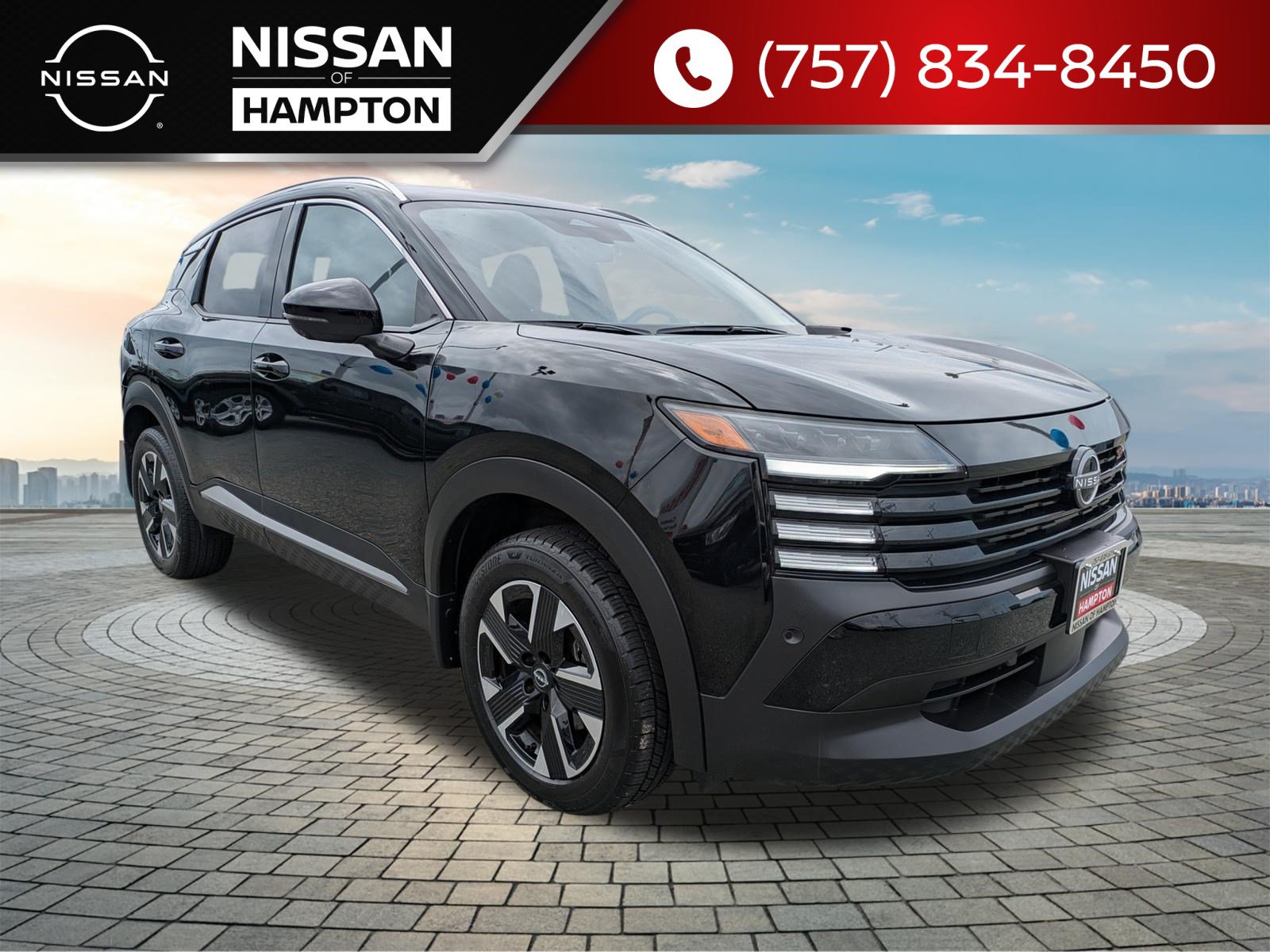 Super Black 2025 Nissan Kicks SUV / Crossover All-Wheel Drive Continuously Variable Transmission