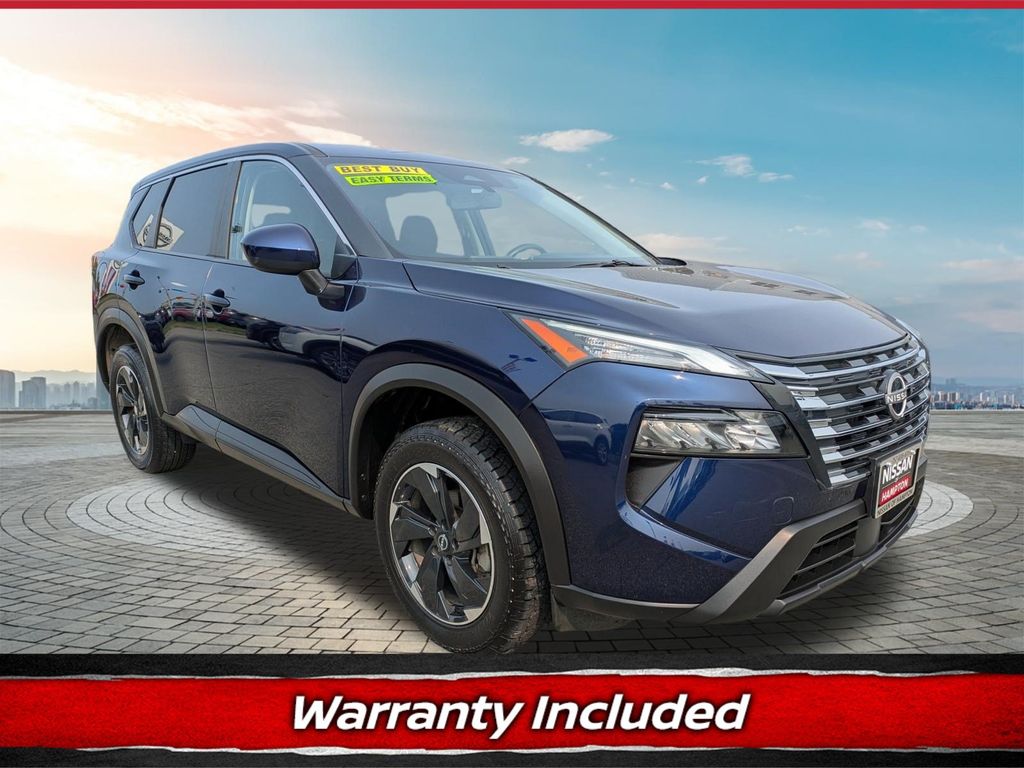 Deep Ocean Blue Pearl 2025 Nissan Rogue SUV / Crossover Front-Wheel Drive Continuously Variable Transmission
