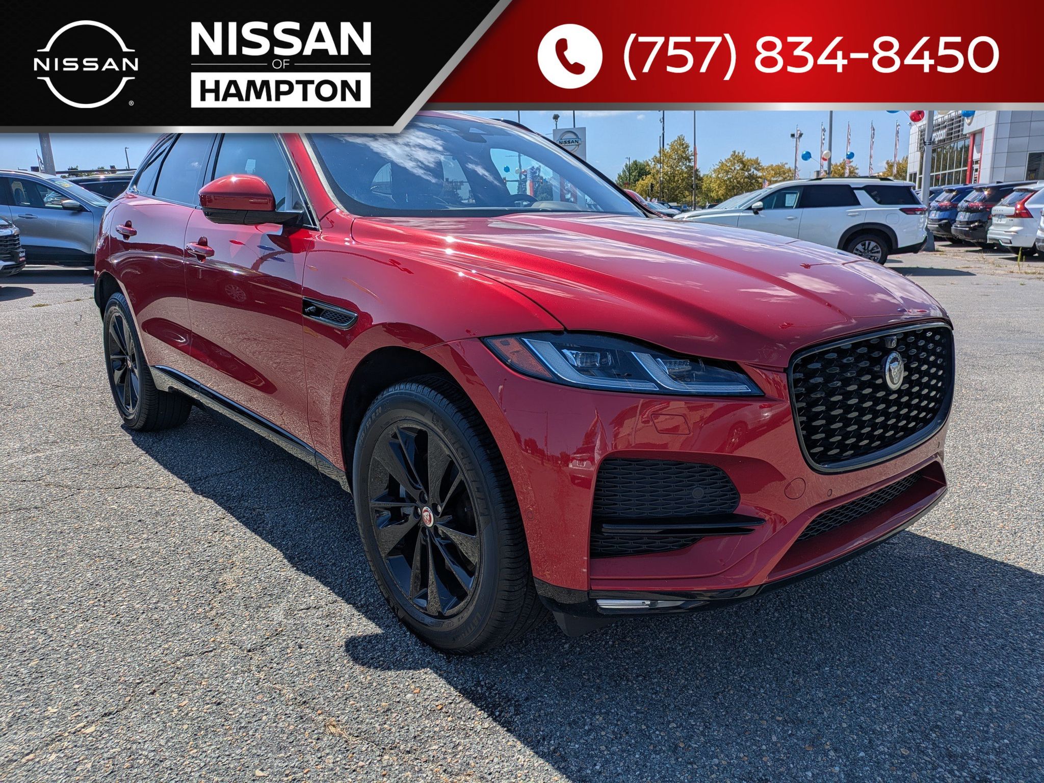 Firenze Red 2021 Jaguar F-PACE SUV / Crossover All-Wheel Drive 8-Speed Automatic