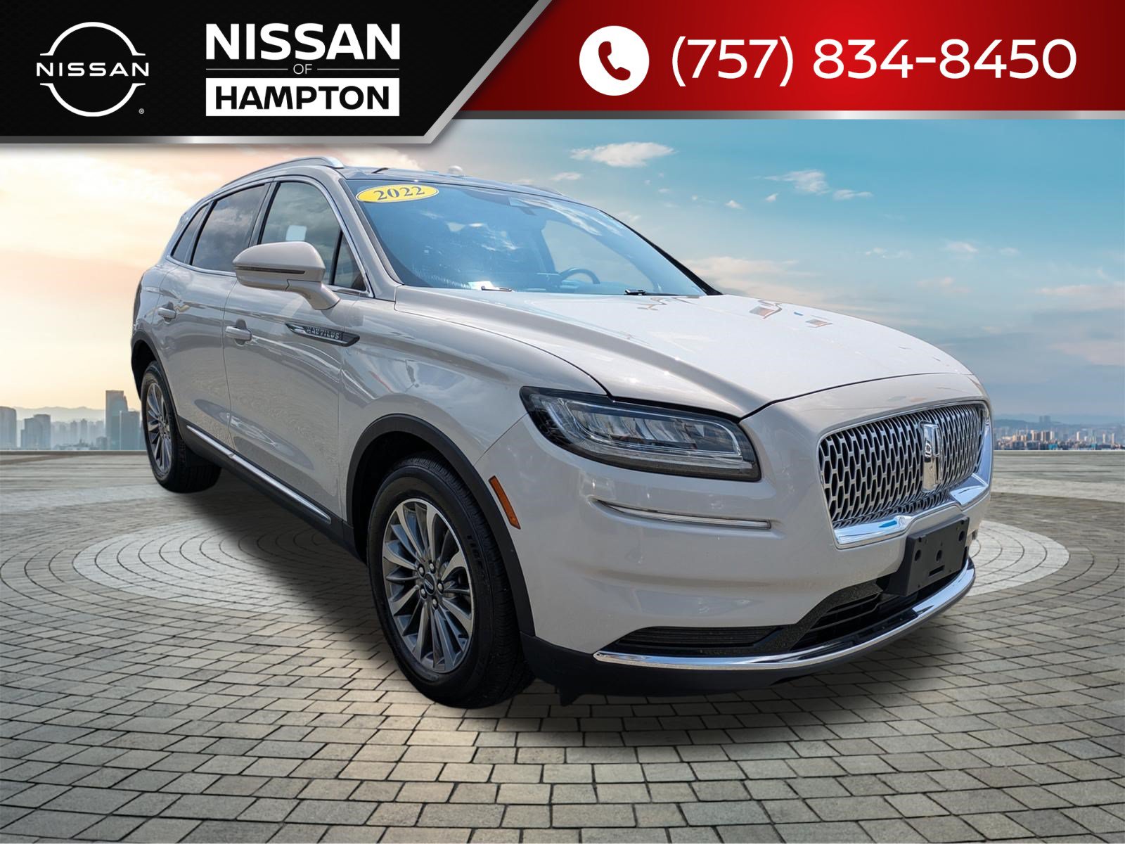 Ceramic Pearl Metallic Tinted Clearcoat 2022 Lincoln Nautilus SUV / Crossover All-Wheel Drive 8-Speed Automatic