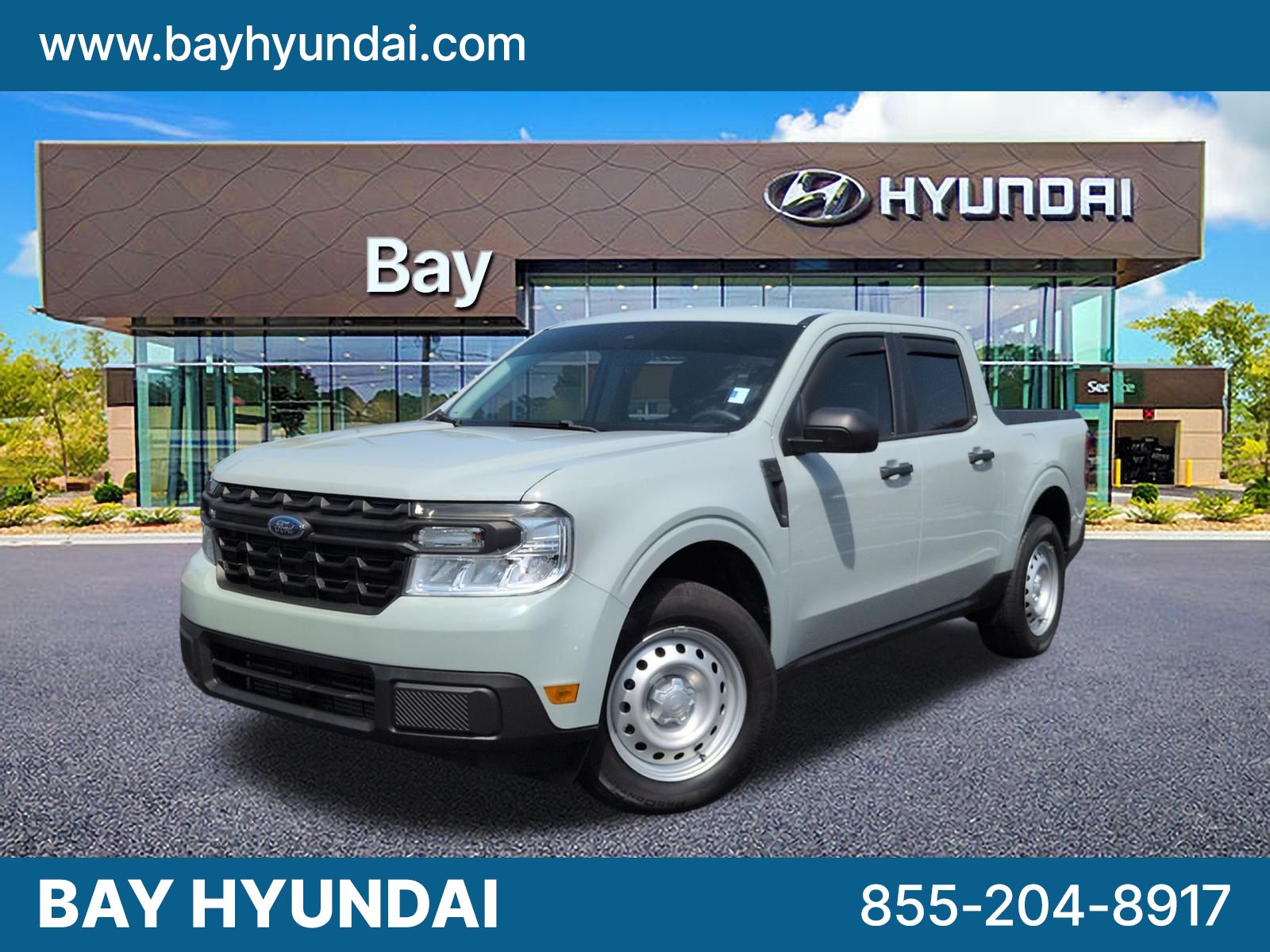 Gray 2024 Ford Maverick Pickup Truck All-Wheel Drive Automatic
