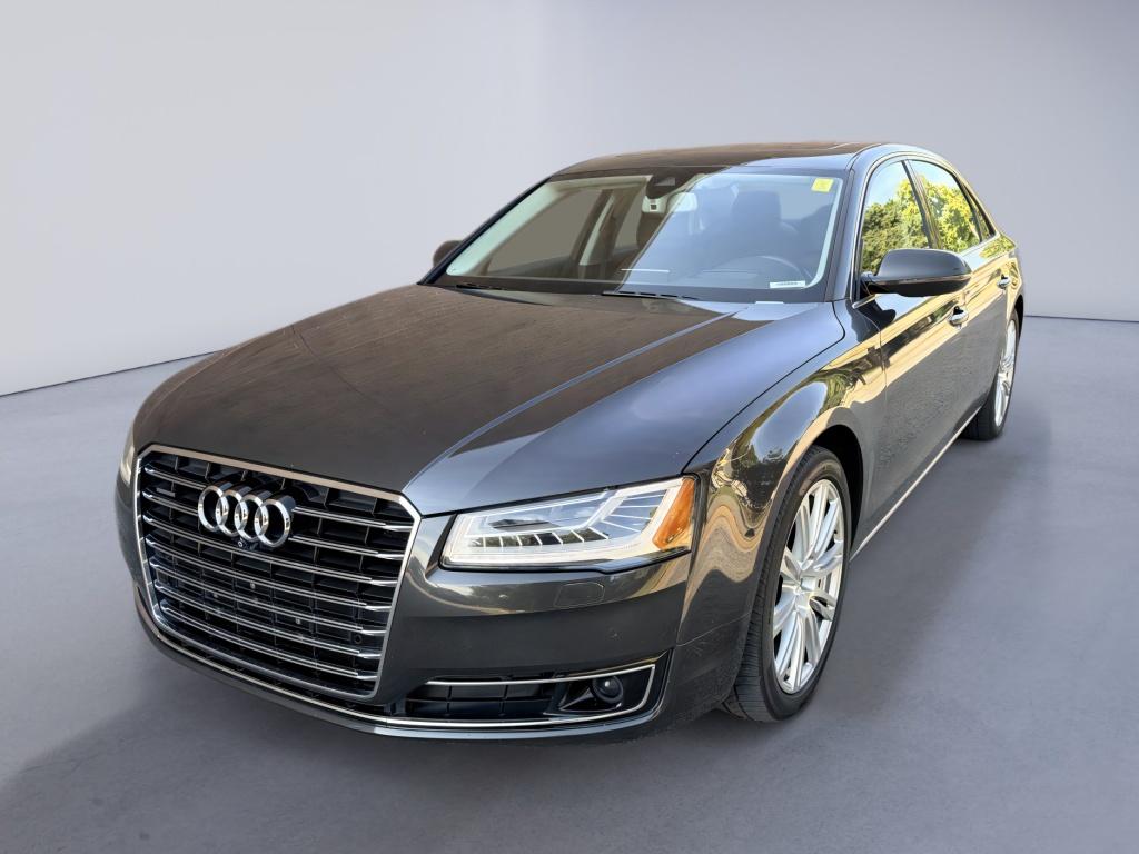 Argus Brown Metallic 2015 Audi A8 Sedan All-Wheel Drive 8-Speed Automatic