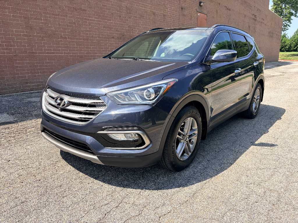 Marlin Blue 2017 Hyundai Santa Fe Sport SUV / Crossover All-Wheel Drive 6-Speed Automatic