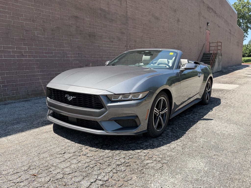 Carbonized Gray Metallic 2024 Ford Mustang EcoBoost Premium Convertible RWD Convertible Rear-Wheel Drive Automatic