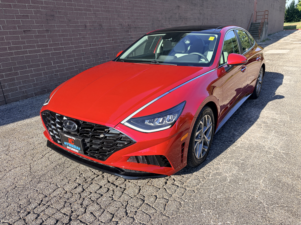Calypso Red 2020 Hyundai Sonata Sedan Front-Wheel Drive 8-Speed Automatic