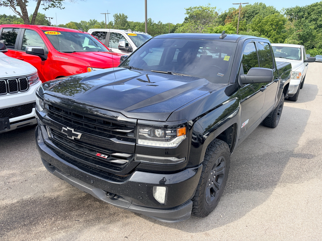 Black 2017 Chevrolet Silverado 1500 Pickup Truck Four-Wheel Drive 8-Speed Automatic