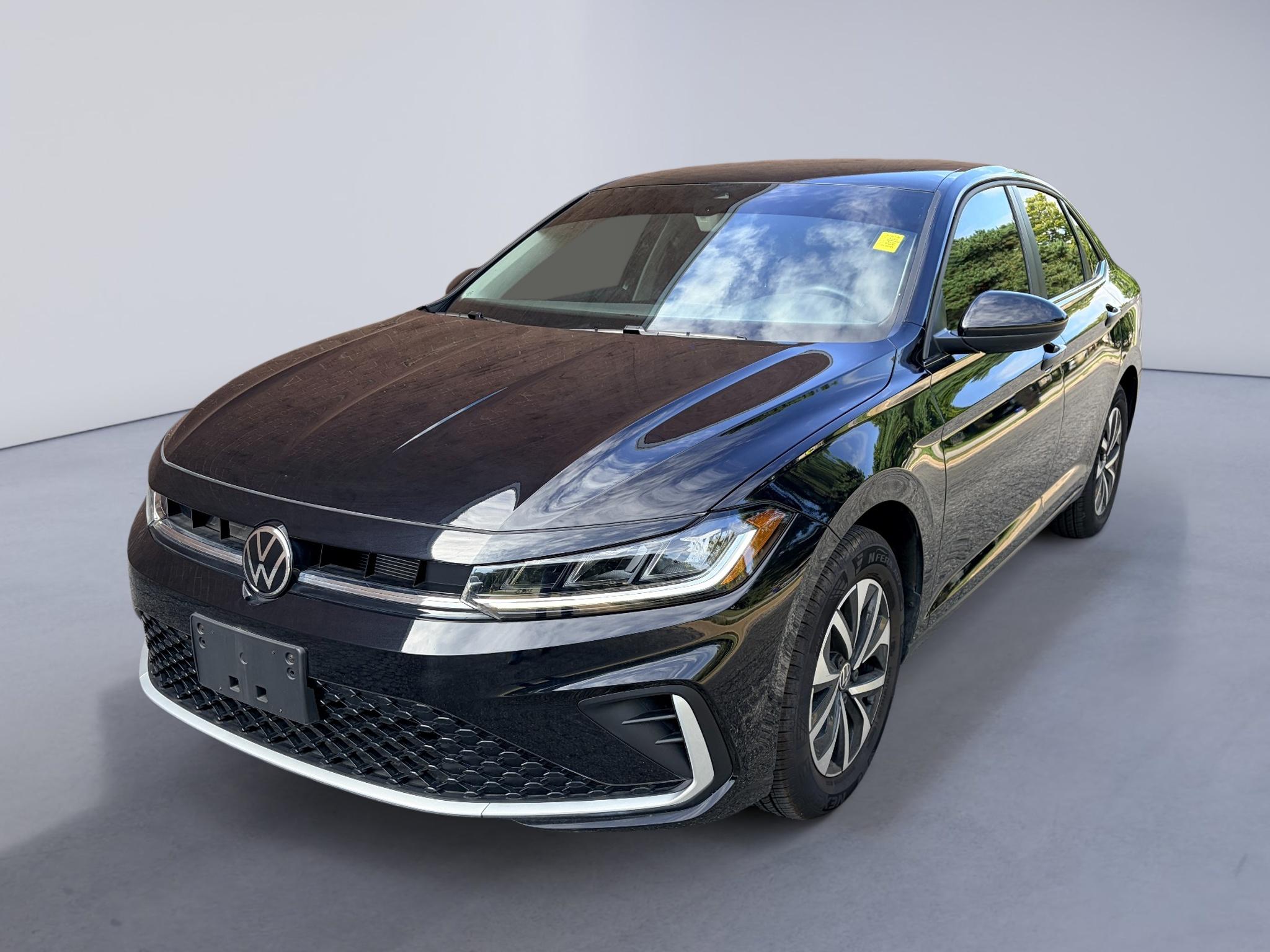 Deep Black Pearl 2026 Volkswagen Jetta Sedan Front-Wheel Drive 8-Speed Automatic