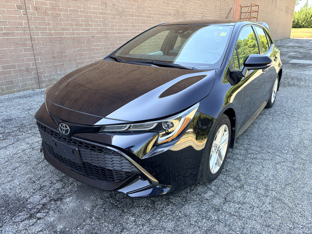 Midnight Black Metallic 2022 Toyota Corolla Hatchback Hatchback Front-Wheel Drive Continuously Variable Transmission