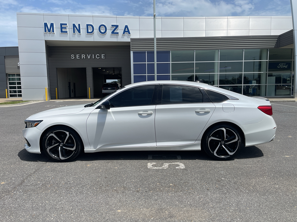 Platinum White Pearl 2022 Honda Accord Sedan Front-Wheel Drive Continuously Variable Transmission