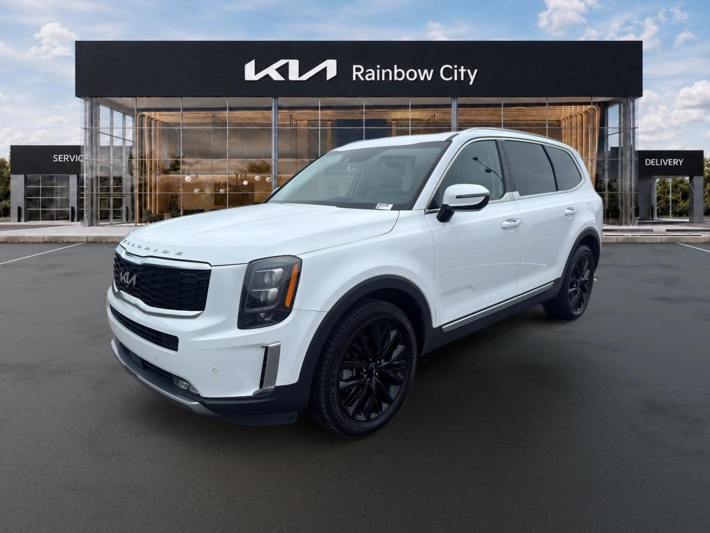 Glacial White Pearl 2022 Kia Telluride SUV / Crossover Front-Wheel Drive 8-Speed Automatic