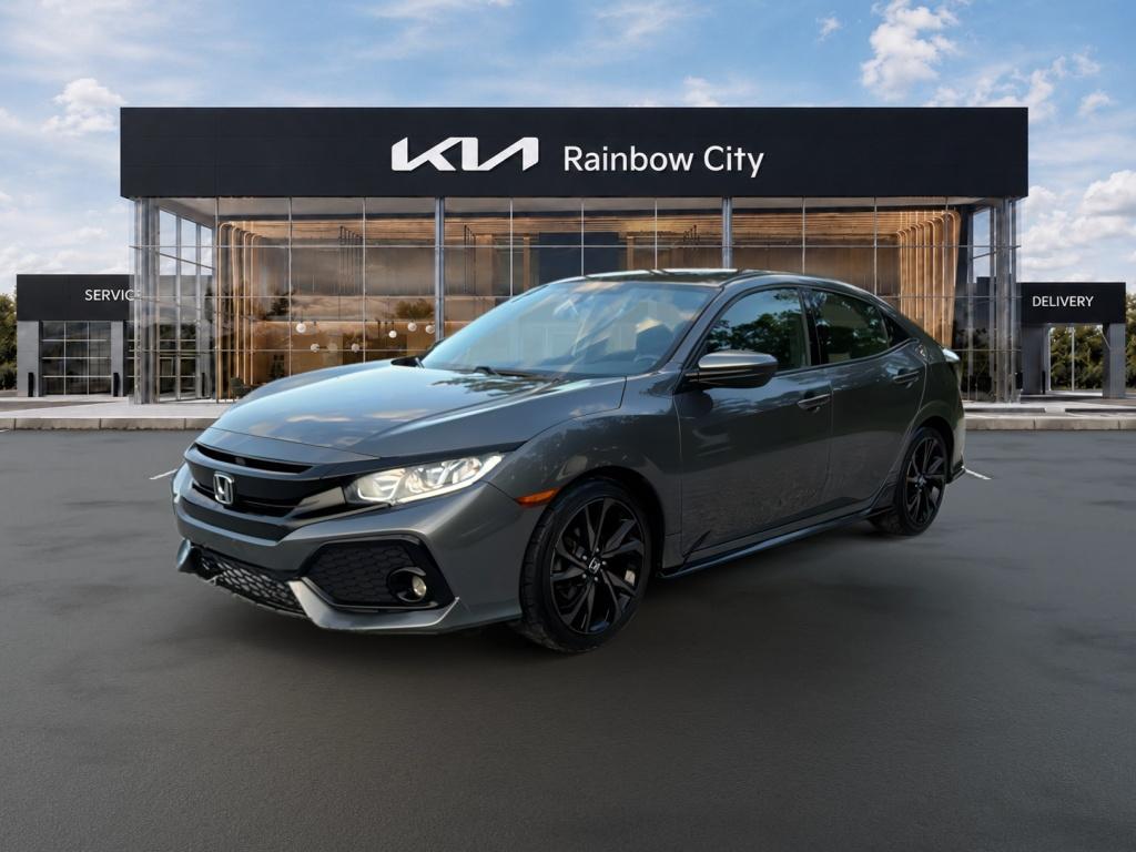 Sonic Gray Pearl 2017 Honda Civic Hatchback Hatchback Front-Wheel Drive Continuously Variable Transmission