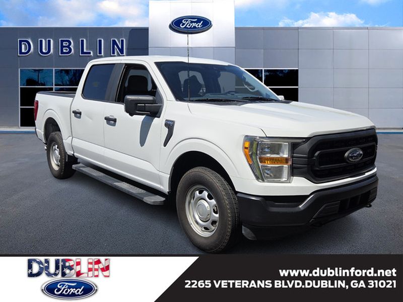 Oxford White 2021 Ford F-150 XL SuperCrew 4WD Pickup Truck Four-Wheel Drive Automatic