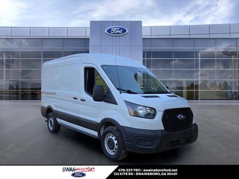 Oxford White 2023 Ford Transit Cargo Van Rear-Wheel Drive Automatic