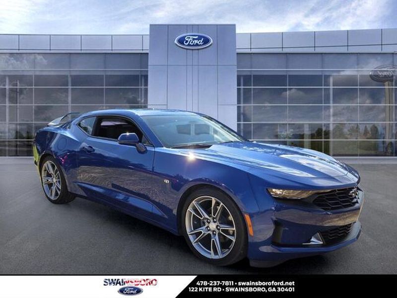 Riverside Blue Metallic 2022 Chevrolet Camaro Coupe Rear-Wheel Drive 8-Speed Automatic