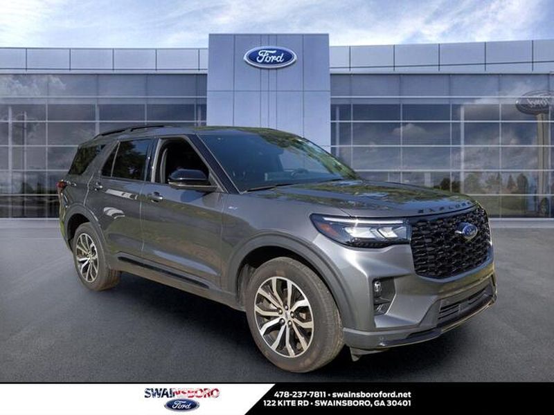 Carbonized Gray Metallic 2025 Ford Explorer SUV / Crossover All-Wheel Drive Automatic