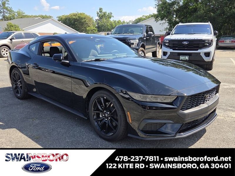 Shadow Black 2026 Ford Mustang Coupe Rear-Wheel Drive Automatic