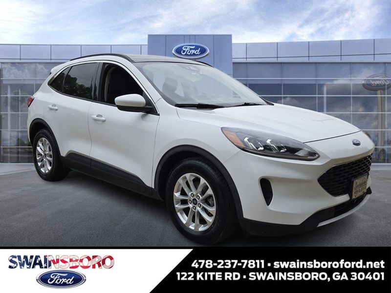 Oxford White 2020 Ford Escape SE FWD SUV / Crossover Front-Wheel Drive 8-Speed Automatic