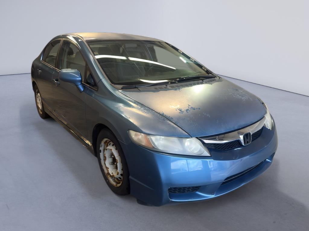 Atomic Blue Metallic 2011 Honda Civic LX Sedan Front-Wheel Drive 5-Speed Automatic
