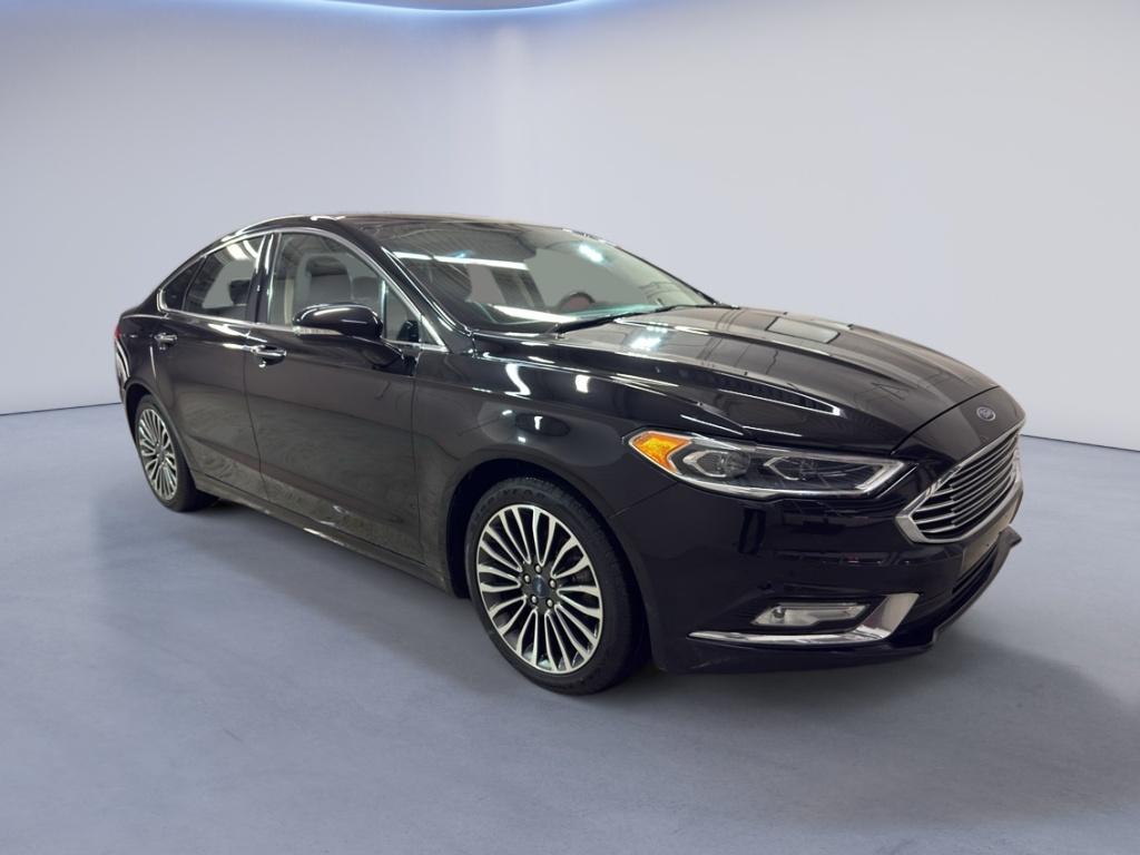 Shadow Black 2018 Ford Fusion Titanium AWD Sedan All-Wheel Drive 6-Speed Automatic
