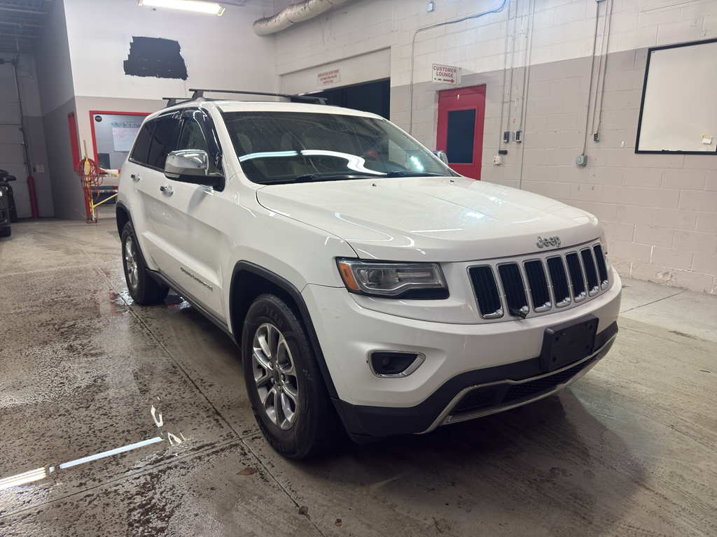 Bright White Clearcoat 2014 Jeep Grand Cherokee Limited 4WD SUV / Crossover Four-Wheel Drive 8-Speed Automatic