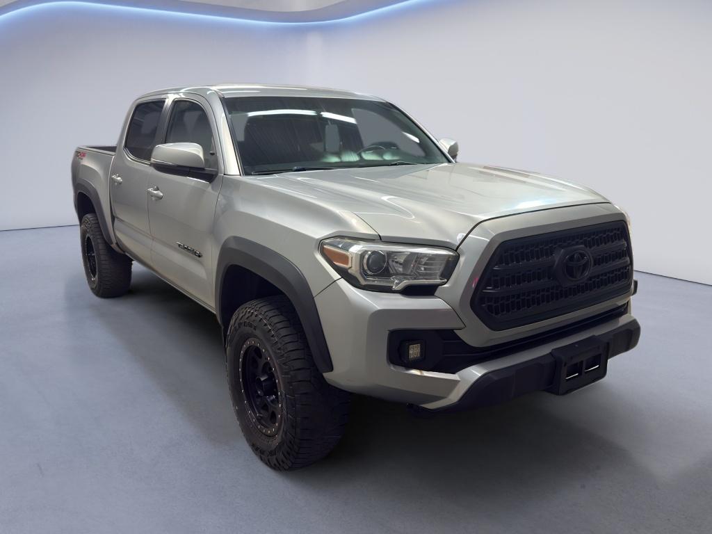 Silver Sky Metallic 2016 Toyota Tacoma Double Cab V6 TRD Off Road 4WD Pickup Truck Four-Wheel Drive 6-Speed Manual