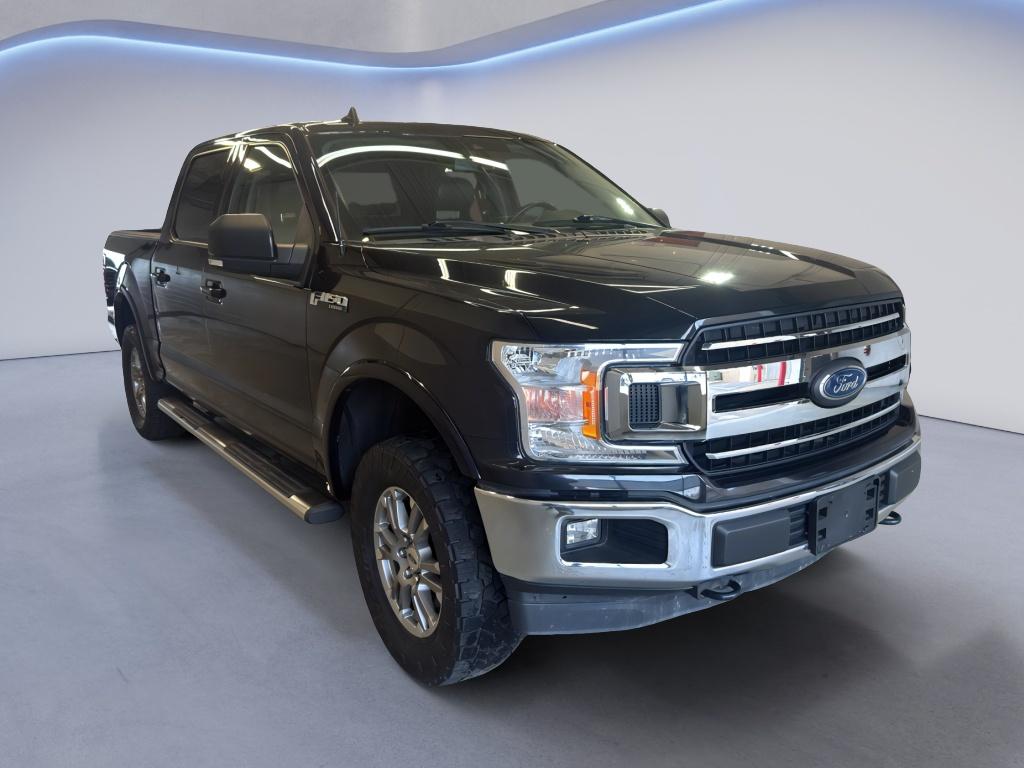 Agate Black Metallic 2019 Ford F-150 Lariat SuperCrew 4WD Pickup Truck Four-Wheel Drive Automatic