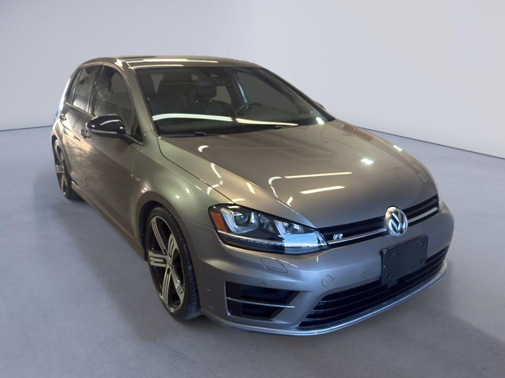 Limestone Gray Metallic 2016 Volkswagen Golf R Hatchback All-Wheel Drive 6-Speed Automatic