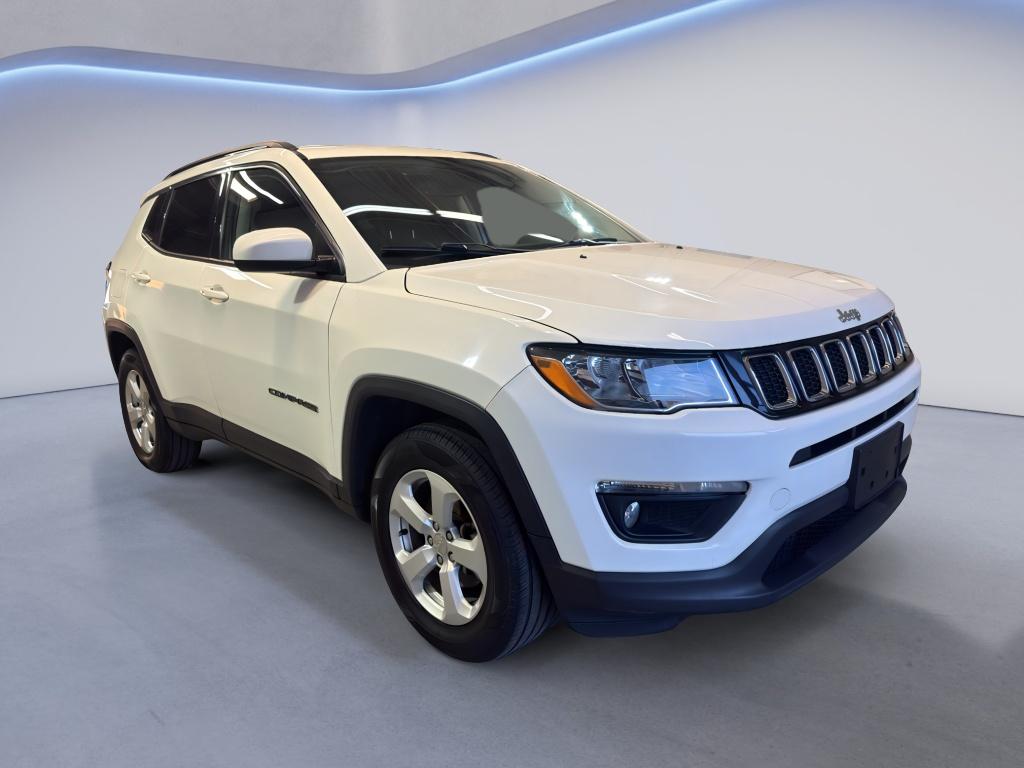 White Clearcoat 2021 Jeep Compass SUV / Crossover Four-Wheel Drive 9-Speed Automatic