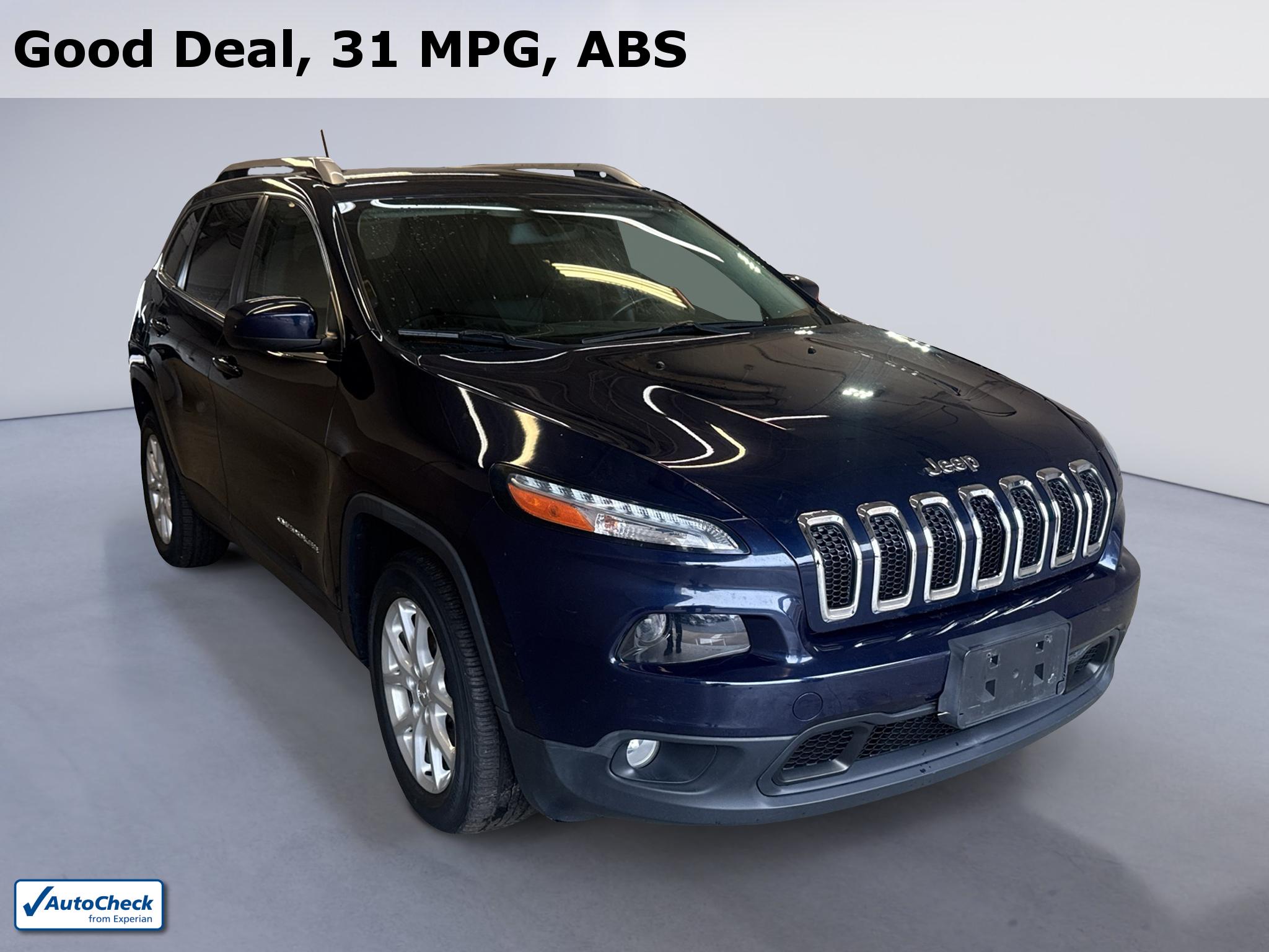 True Blue Pearlcoat 2014 Jeep Cherokee SUV / Crossover Front-Wheel Drive 9-Speed Automatic