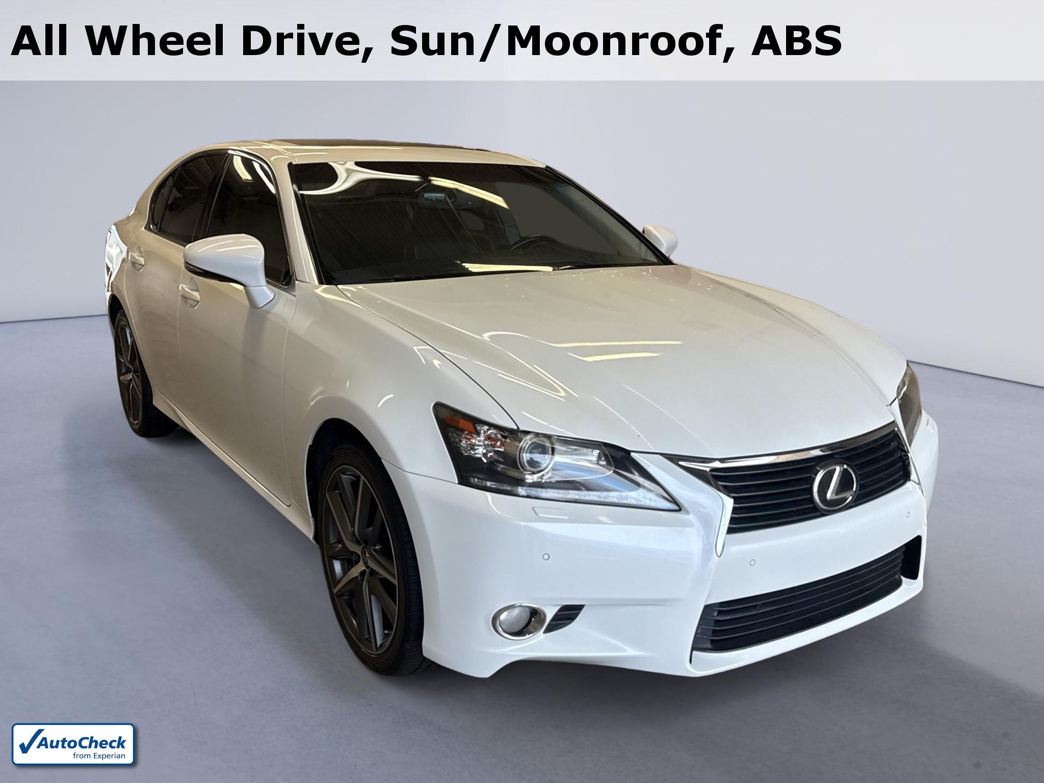 Starfire Pearl 2015 Lexus GS Sedan All-Wheel Drive 6-Speed Automatic