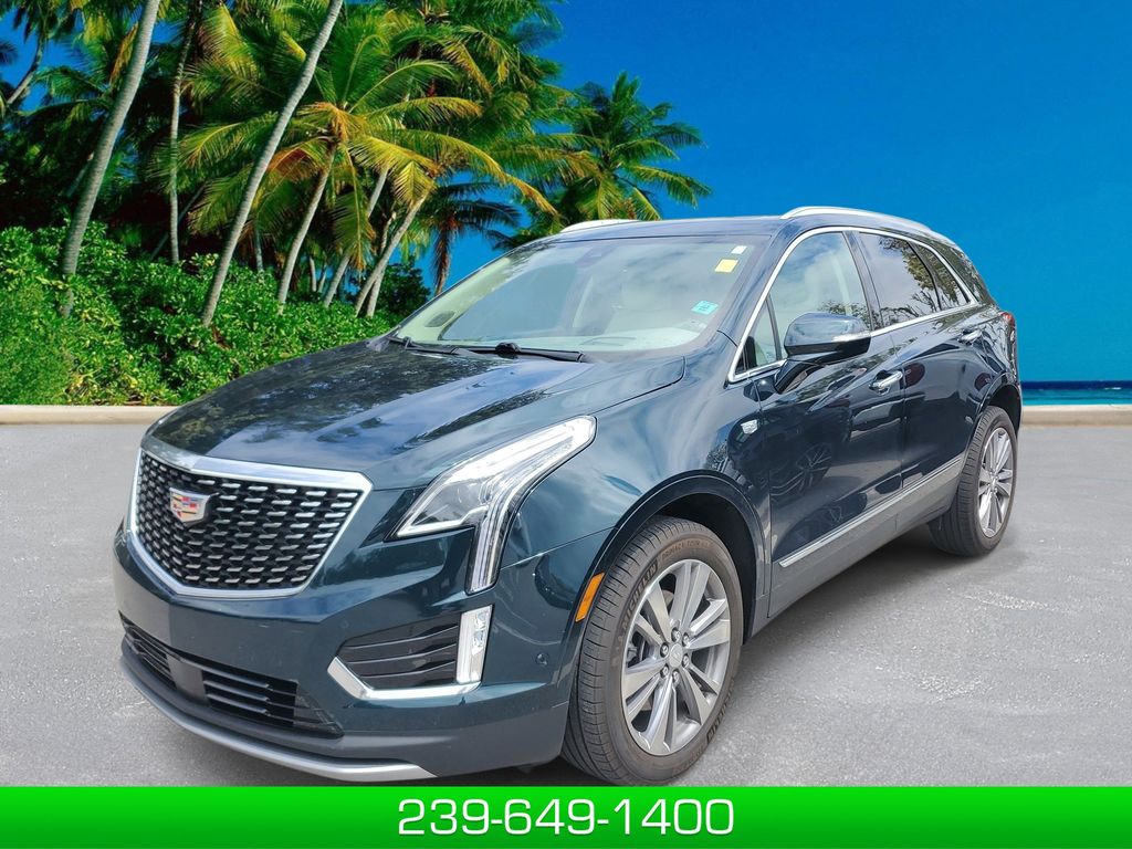 Emerald Lake Metallic 2024 Cadillac XT5 Premium Luxury FWD SUV / Crossover Front-Wheel Drive 9-Speed Automatic