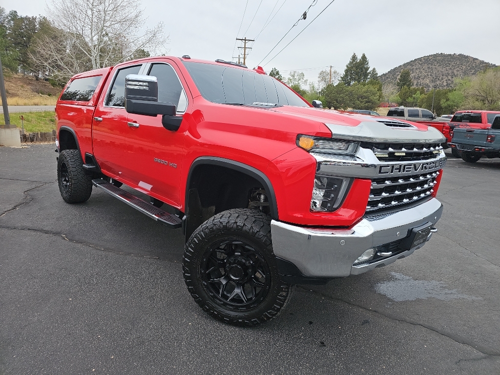 Red Hot 2020 Chevrolet Silverado 3500HD LTZ Crew Cab 4WD Pickup Truck Four-Wheel Drive Automatic