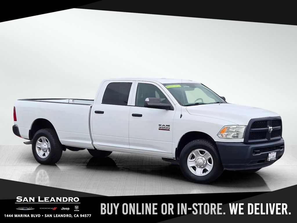Bright White Clearcoat 2016 RAM 3500 Pickup Truck 4X2 6-Speed Automatic