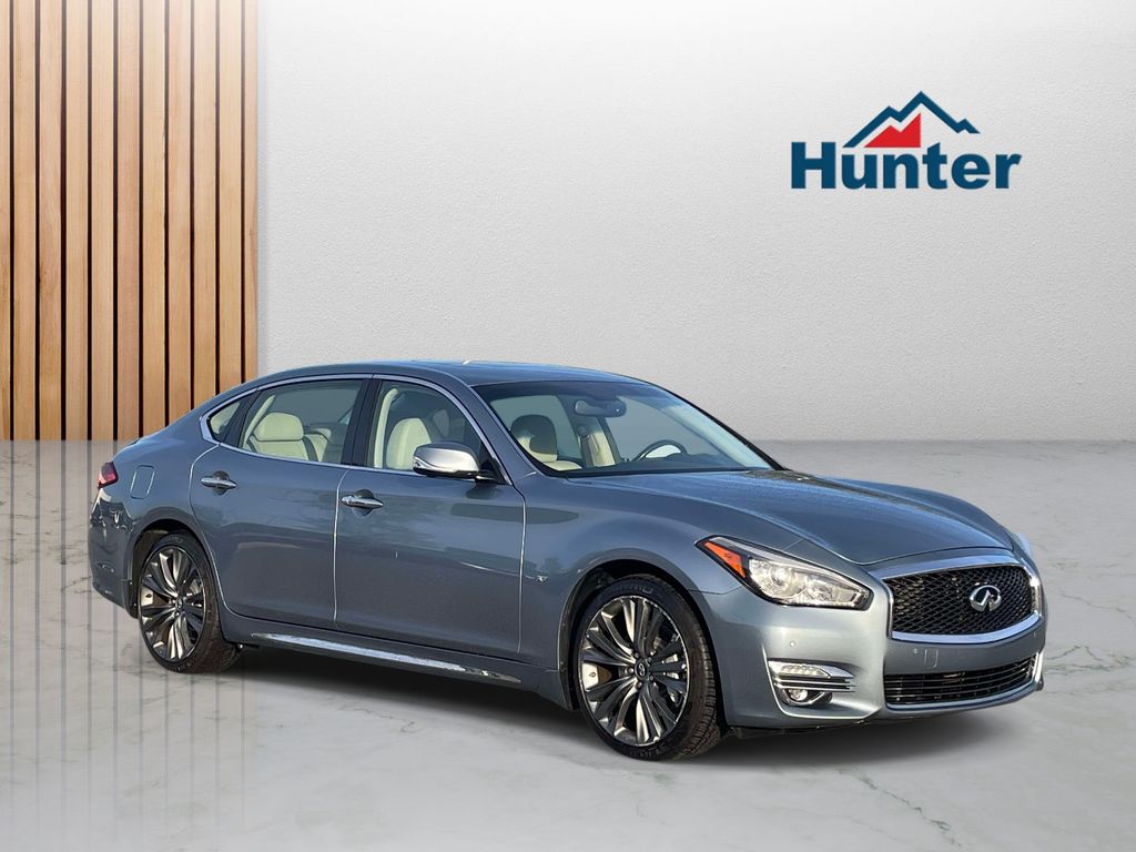 Hagane Blue 2017 INFINITI Q70L 3.7 RWD Sedan Rear-Wheel Drive 7-Speed Automatic