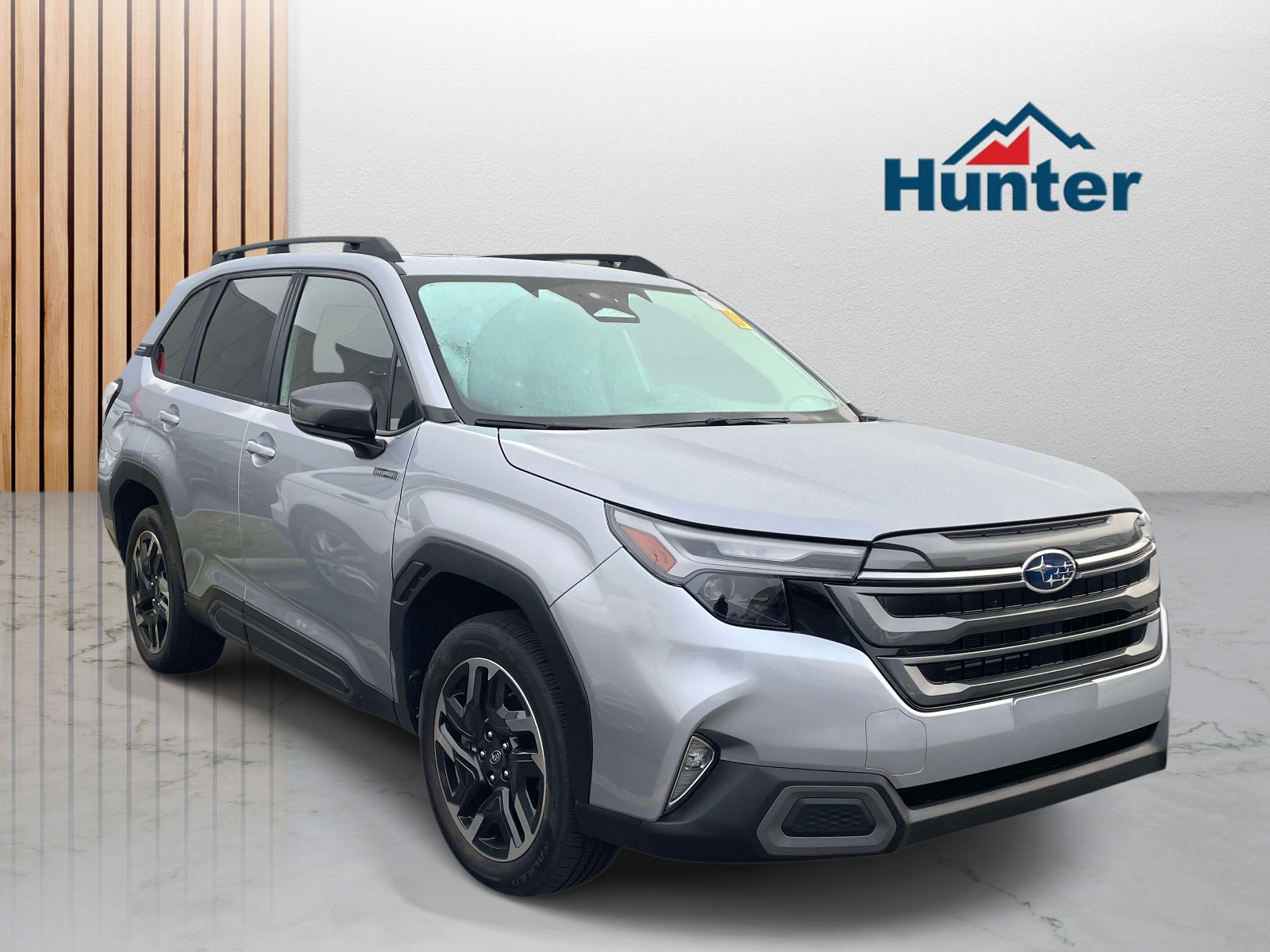 Ice Silver Metallic 2025 Subaru Forester Hybrid SUV / Crossover All-Wheel Drive Continuously Variable Transmission