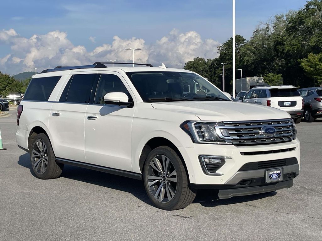 Star White Metallic Tri-Coat 2021 Ford Expedition SUV / Crossover Four-Wheel Drive Automatic