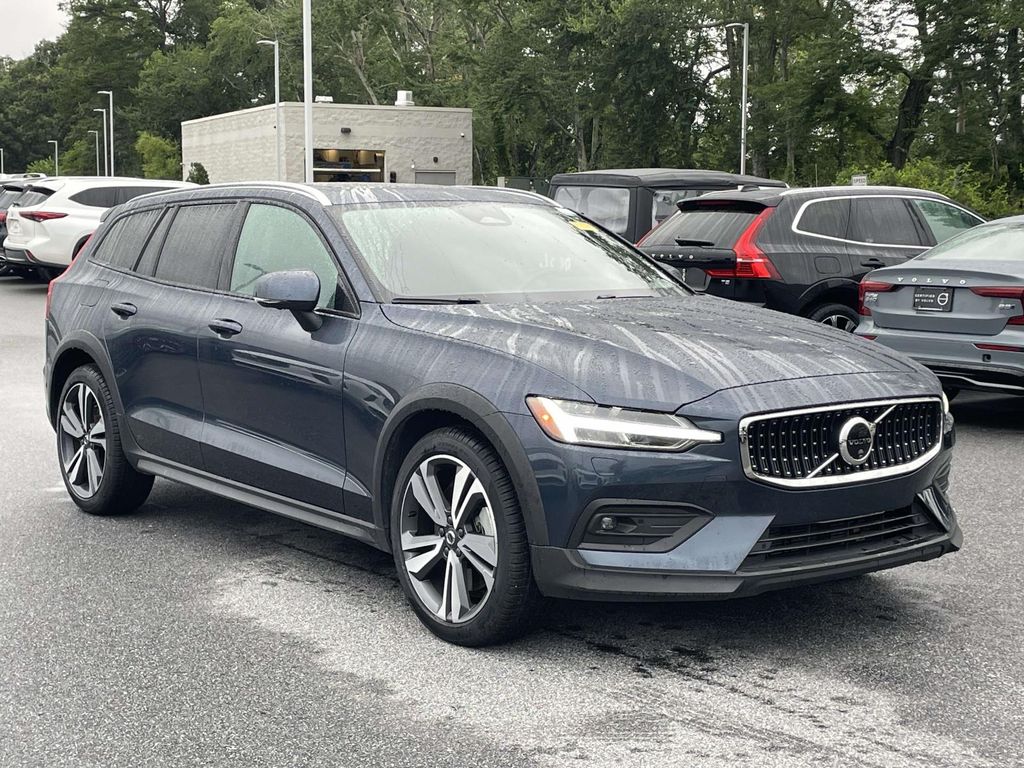 denim blue 2025 Volvo V60 Wagon All-Wheel Drive 8-Speed Automatic