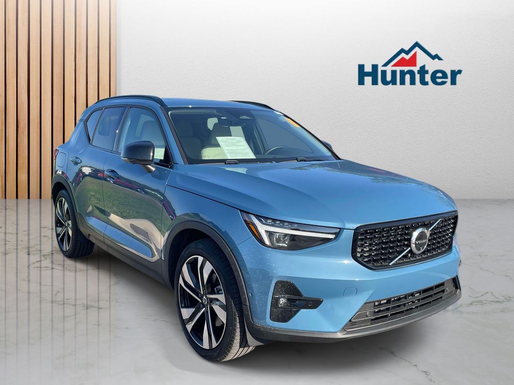 Fjord Blue Metallic 2025 Volvo XC40 SUV / Crossover All-Wheel Drive 8-Speed Automatic
