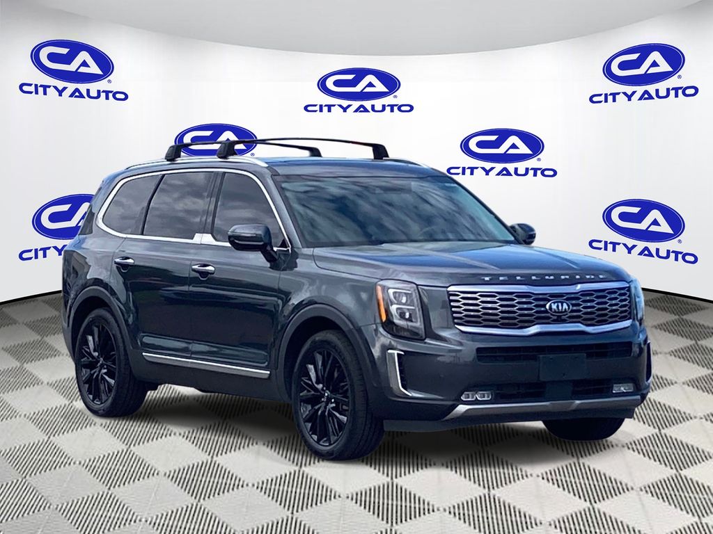 Gray (Gravity Grey) 2020 Kia Telluride SX AWD SUV / Crossover All-Wheel Drive 8-Speed Automatic
