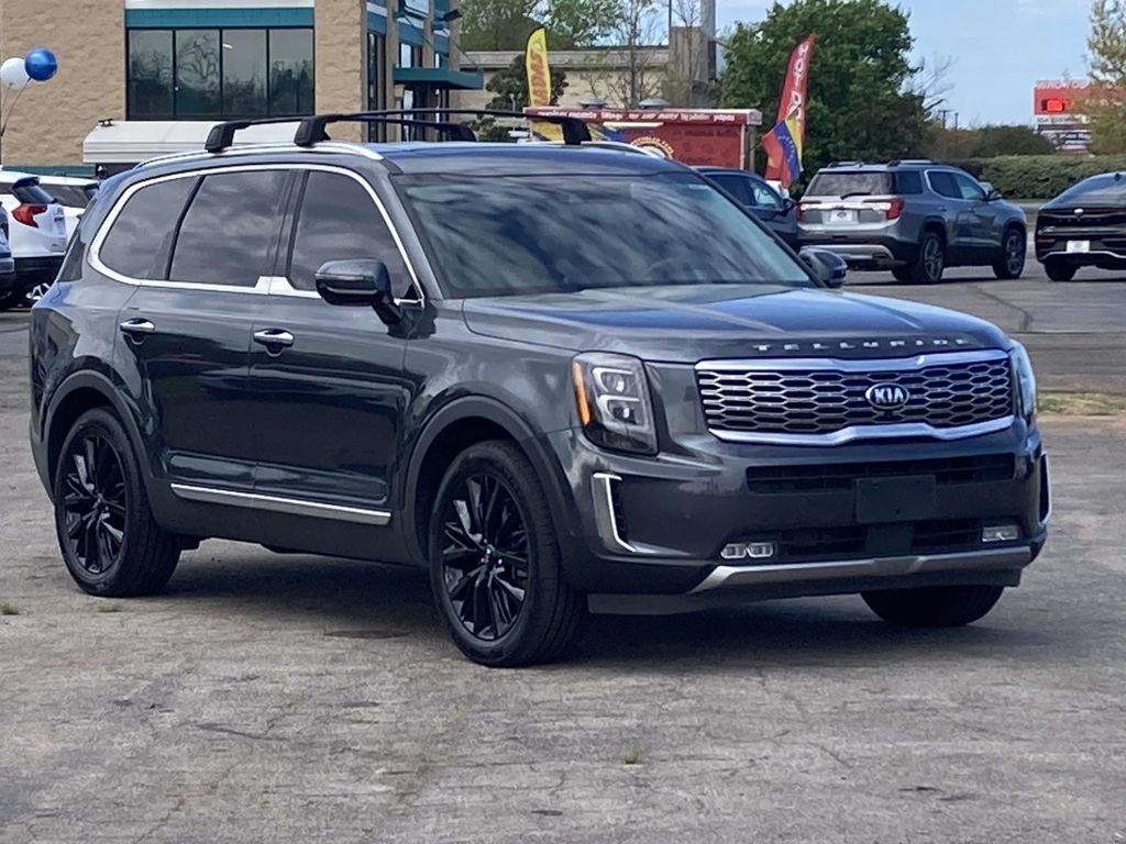 Gray (Gravity Grey) 2020 Kia Telluride SX AWD SUV / Crossover All-Wheel Drive 8-Speed Automatic