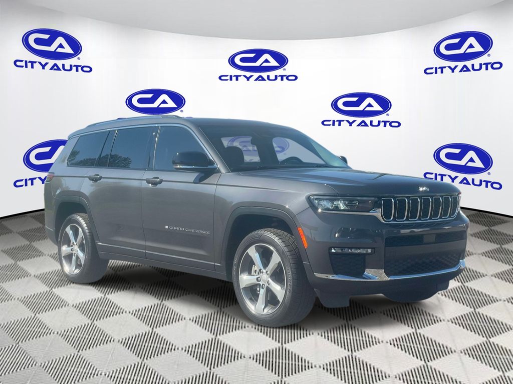 Baltic Gray Metallic Clearcoat 2022 Jeep Grand Cherokee L Limited RWD SUV / Crossover 4X2 8-Speed Automatic