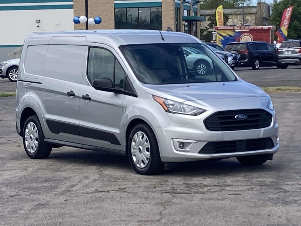 Silver 2023 Ford Transit Connect Cargo XLT LWB FWD with Rear Cargo Doors Van Front-Wheel Drive 8-Speed Automatic