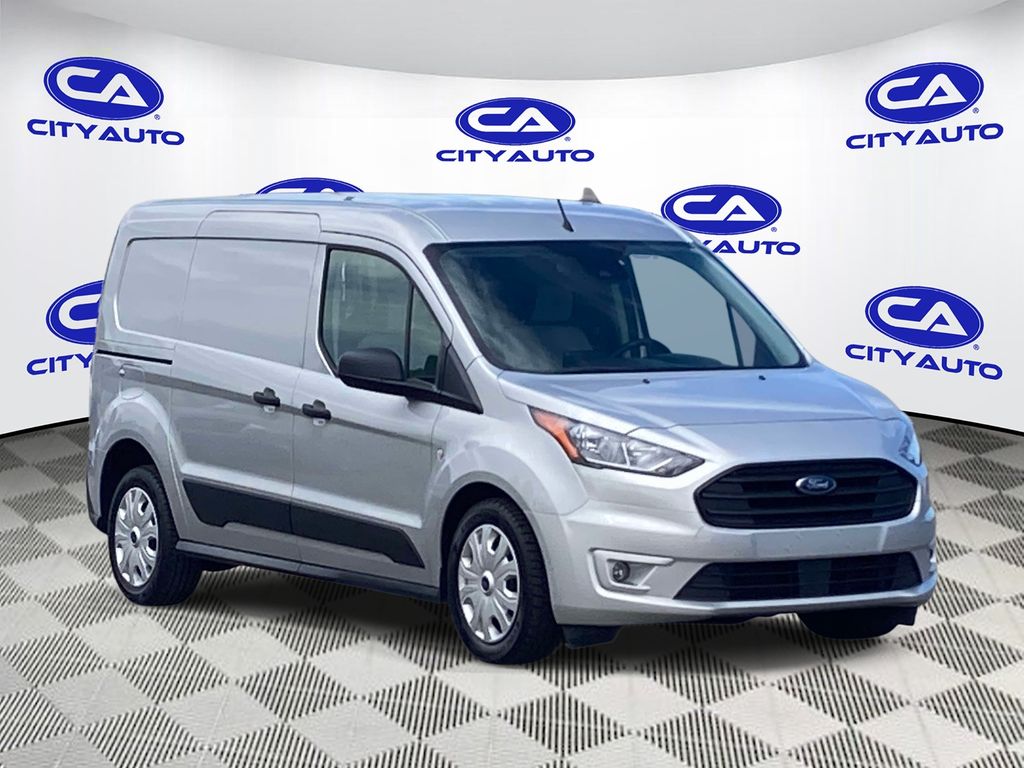 Silver 2023 Ford Transit Connect Cargo XLT LWB FWD with Rear Cargo Doors Van Front-Wheel Drive 8-Speed Automatic