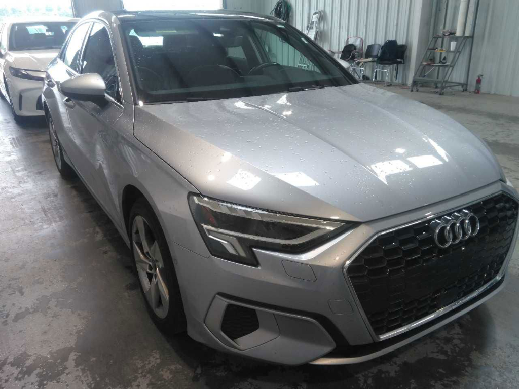 Manhattan Gray Metallic 2024 Audi A3 40 TFSI Premium FWD Sedan Front-Wheel Drive 7-Speed Automatic