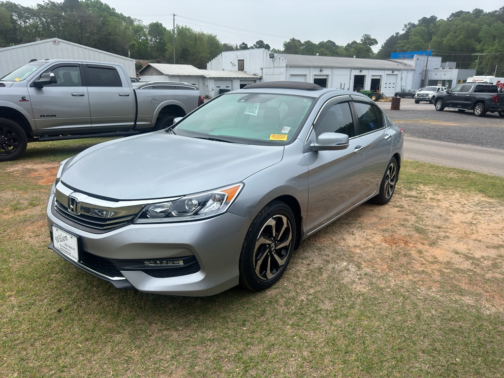 Lunar Silver Metallic 2017 Honda Accord EX-L FWD with Navigation and Honda Sensing Sedan Front-Wheel Drive Continuously Variable Transmission