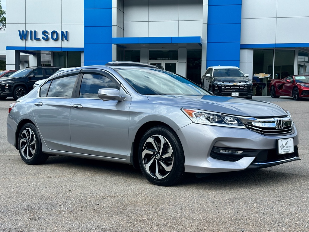 Lunar Silver Metallic 2017 Honda Accord EX-L FWD with Navigation and Honda Sensing Sedan Front-Wheel Drive Continuously Variable Transmission