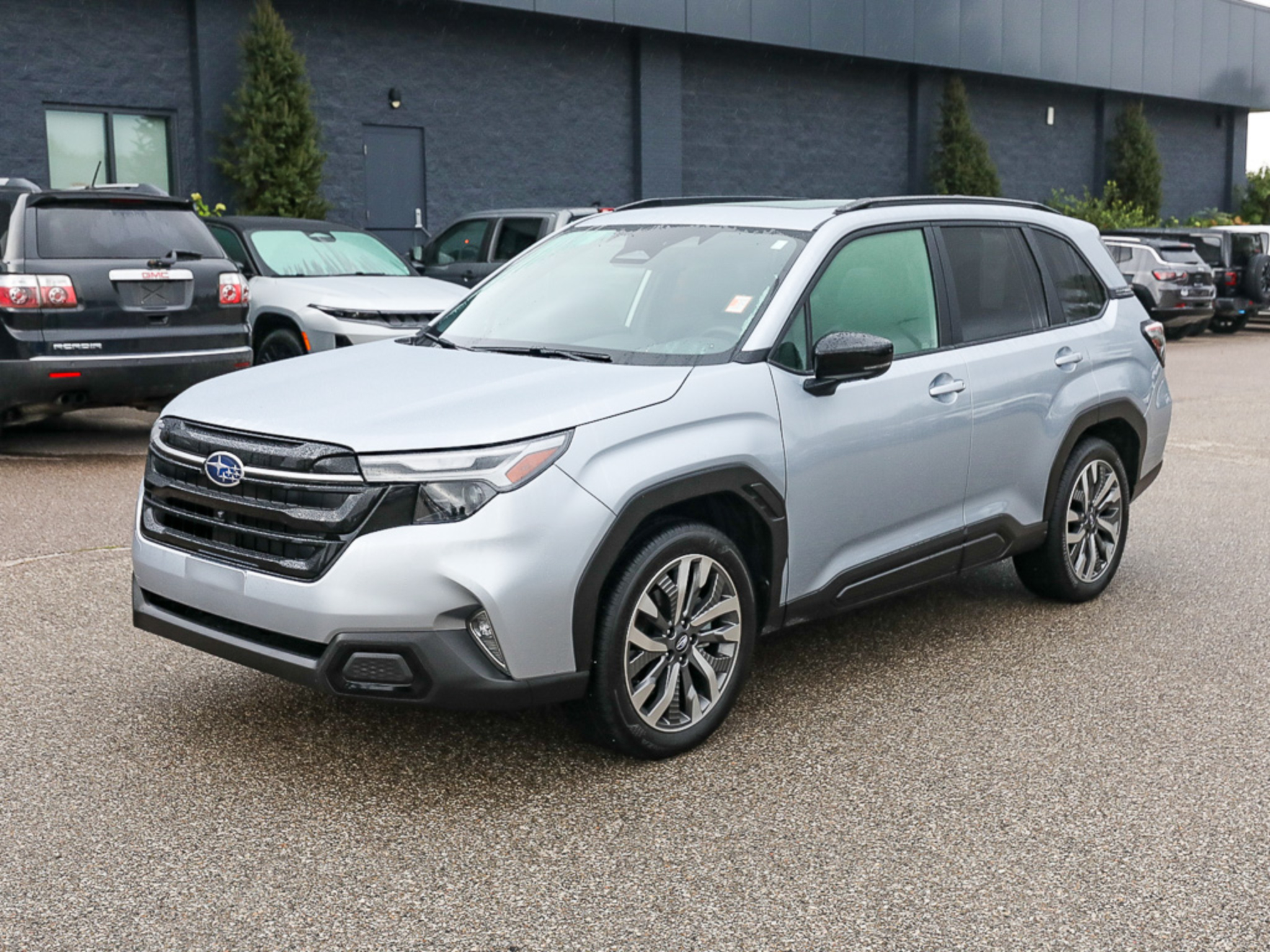 Ice Silver Metallic 2025 Subaru Forester SUV / Crossover All-Wheel Drive 8-Speed CVT