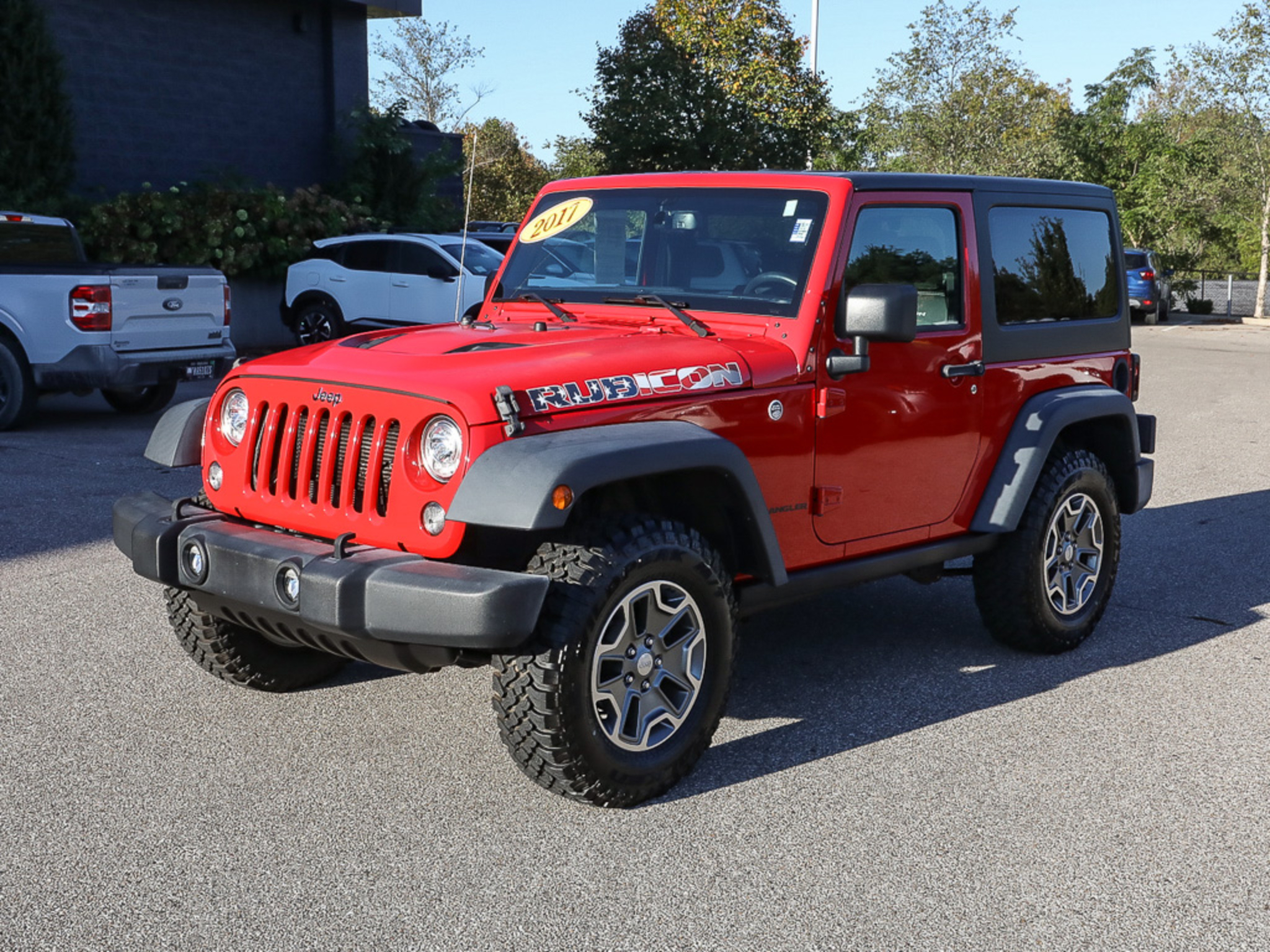 Firecracker Red Clearcoat 2017 Jeep Wrangler SUV / Crossover Four-Wheel Drive 5-Speed Automatic