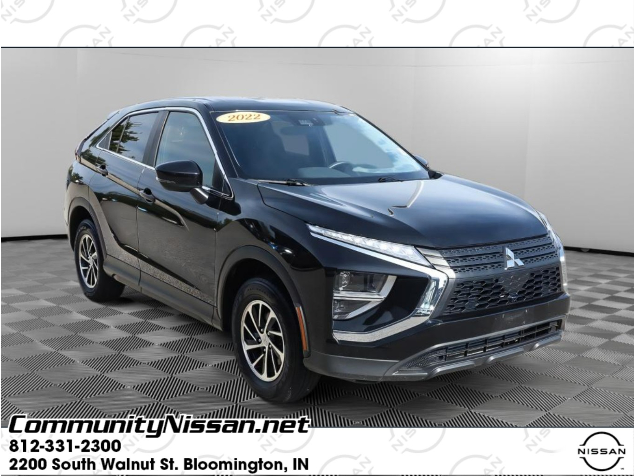 Labrador Black Pearl 2022 Mitsubishi Eclipse Cross SUV / Crossover All-Wheel Drive 8-Speed CVT